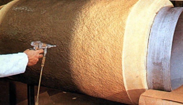 напыление ППУ на тепловую камеру